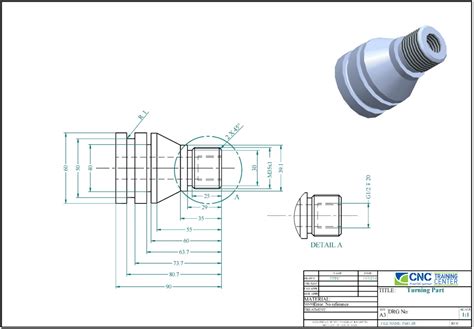 cnc machine parts details pdf|cnc turning drawing PDF.